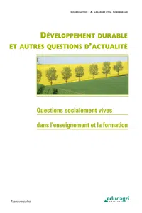 Développement durable et autres questions d'actualité_cover