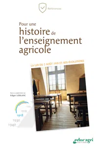 Pour une histoire de l'enseignement agricole_cover