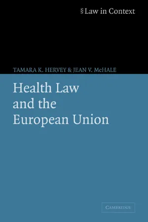 Health Law and the European Union