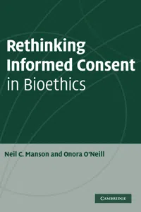 Rethinking Informed Consent in Bioethics_cover