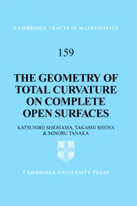The Geometry of Total Curvature on Complete Open Surfaces_cover