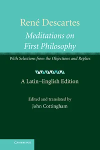 René Descartes: Meditations on First Philosophy_cover