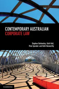 Contemporary Australian Corporate Law_cover