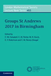 Groups St Andrews 2017 in Birmingham_cover