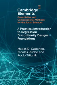 A Practical Introduction to Regression Discontinuity Designs_cover