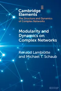 Modularity and Dynamics on Complex Networks_cover