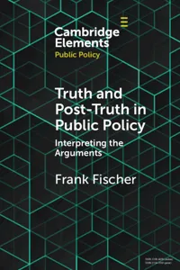 Truth and Post-Truth in Public Policy_cover