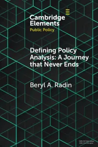 Defining Policy Analysis: A Journey that Never Ends_cover