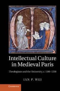 Intellectual Culture in Medieval Paris_cover