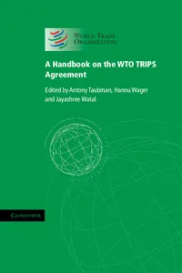 A Handbook on the WTO TRIPS Agreement_cover