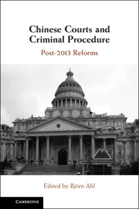 Chinese Courts and Criminal Procedure_cover