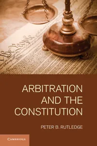 Arbitration and the Constitution_cover