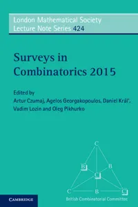 Surveys in Combinatorics 2015_cover