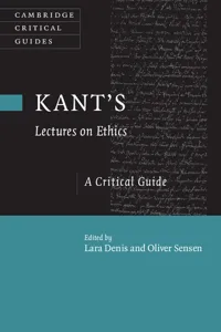 Kant's Lectures on Ethics_cover