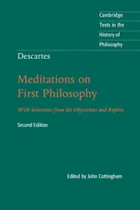 Descartes: Meditations on First Philosophy_cover