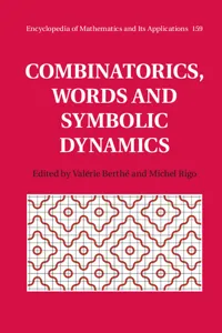 Combinatorics, Words and Symbolic Dynamics_cover