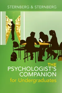 The Psychologist's Companion for Undergraduates_cover