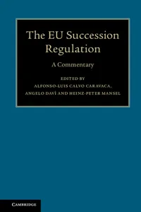 The EU Succession Regulation_cover