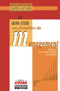 Les grands auteurs aux frontières du management_cover