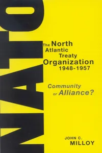 The North Atlantic Treaty Organization, 1948-1957_cover