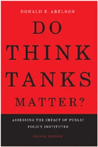 Do Think Tanks Matter?, Second Edition_cover