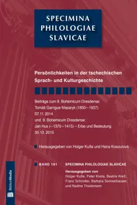 Persoenlichkeiten in der tschechischen Sprach- und Kulturgeschichte_cover