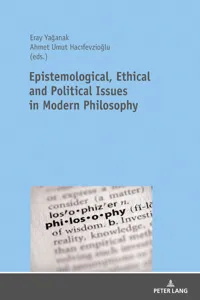 Epistemological, Ethical and Political Issues in Modern Philosophy_cover