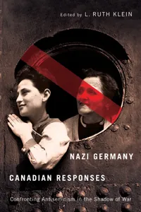 Nazi Germany, Canadian Responses_cover