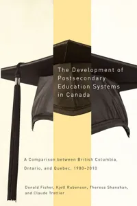 The Development of Postsecondary Education Systems in Canada_cover