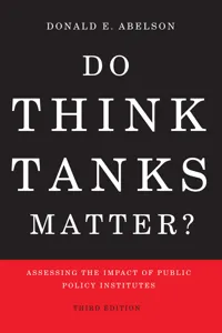 Do Think Tanks Matter? Third Edition_cover