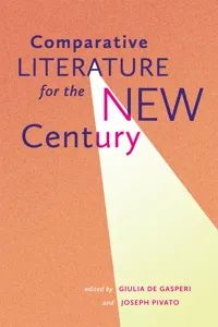 Comparative Literature for the New Century_cover