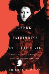 Genre, patrimoine et droit civil_cover