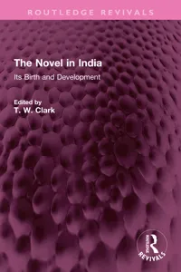 The Novel in India_cover