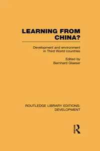 Routledge Library Editions: Development Mini-Set E: Development and the Environment_cover