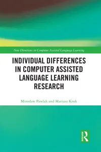 Individual differences in Computer Assisted Language Learning Research_cover