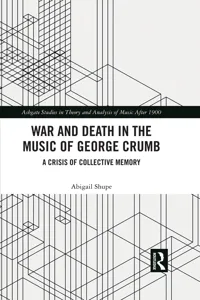 War and Death in the Music of George Crumb_cover