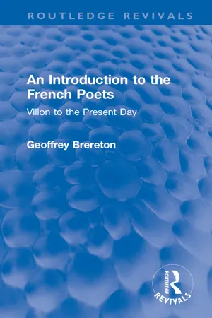 An Introduction to the French Poets