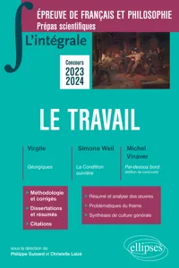 L'intégrale sur le travail - Virgile, Simone Weil, Michel Vinaver_cover