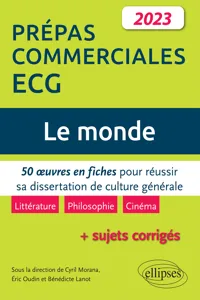 Le monde. 50 œuvres en fiches pour réussir sa dissertation de culture générale_cover