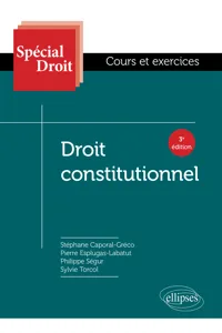 Droit constitutionnel - 3e édition_cover