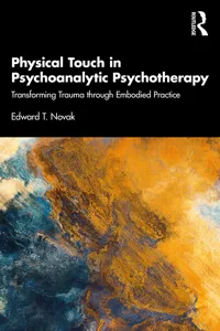 Physical Touch in Psychoanalytic Psychotherapy_cover