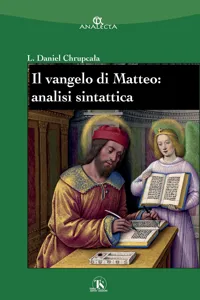 Il vangelo di Matteo: analisi sintattica_cover