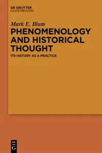 Phenomenology and Historical Thought_cover