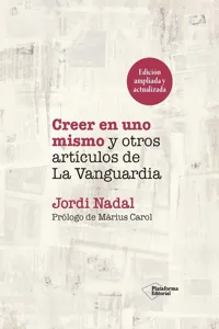 Creer en uno mismo y otros artículos de La Vanguardia_cover