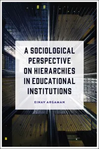 A Sociological Perspective on Hierarchies in Educational Institutions_cover