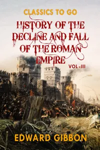 History of The Decline and Fall of The Roman Empire Vol III_cover