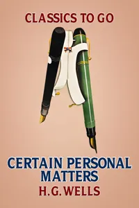 Certain Personal Matters_cover