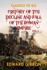 History of The Decline and Fall of The Roman Empire Vol I_cover