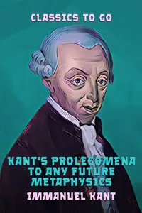 Kant's Prolegomena to Any Future Metaphysics_cover