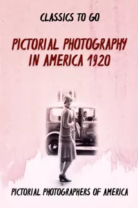 Pictorial Photography in America 1920_cover